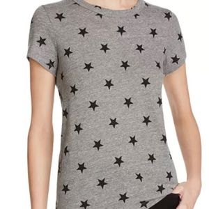 Alternative Apparel grey tee-shirt with black stars